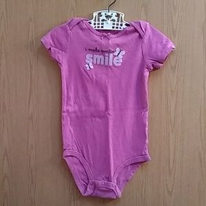 I Make Auntie Smile Purple Onesie